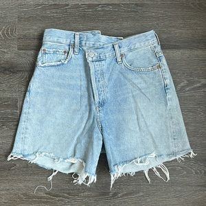 Agolde Criss Cross Shorts (Size 25)